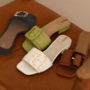 Sandalia con Tacón Deacon Beige Para Mujer