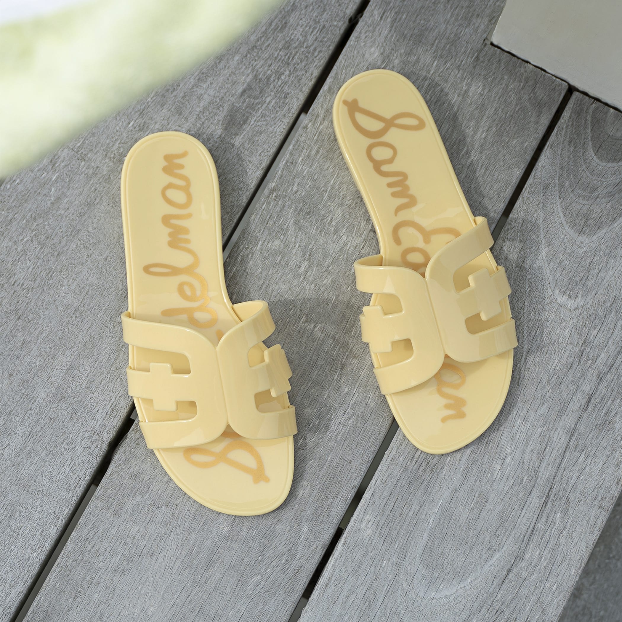 Sandalia Bay Amarillo Para Mujer