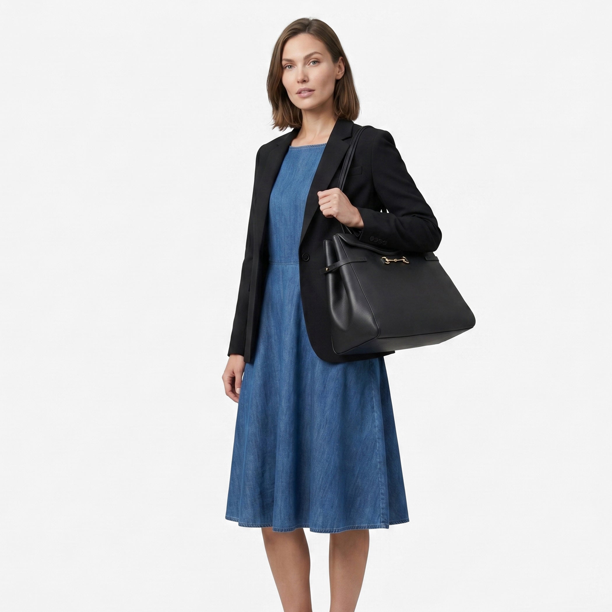 Bolsa Tote Loraine Negro Para Mujer