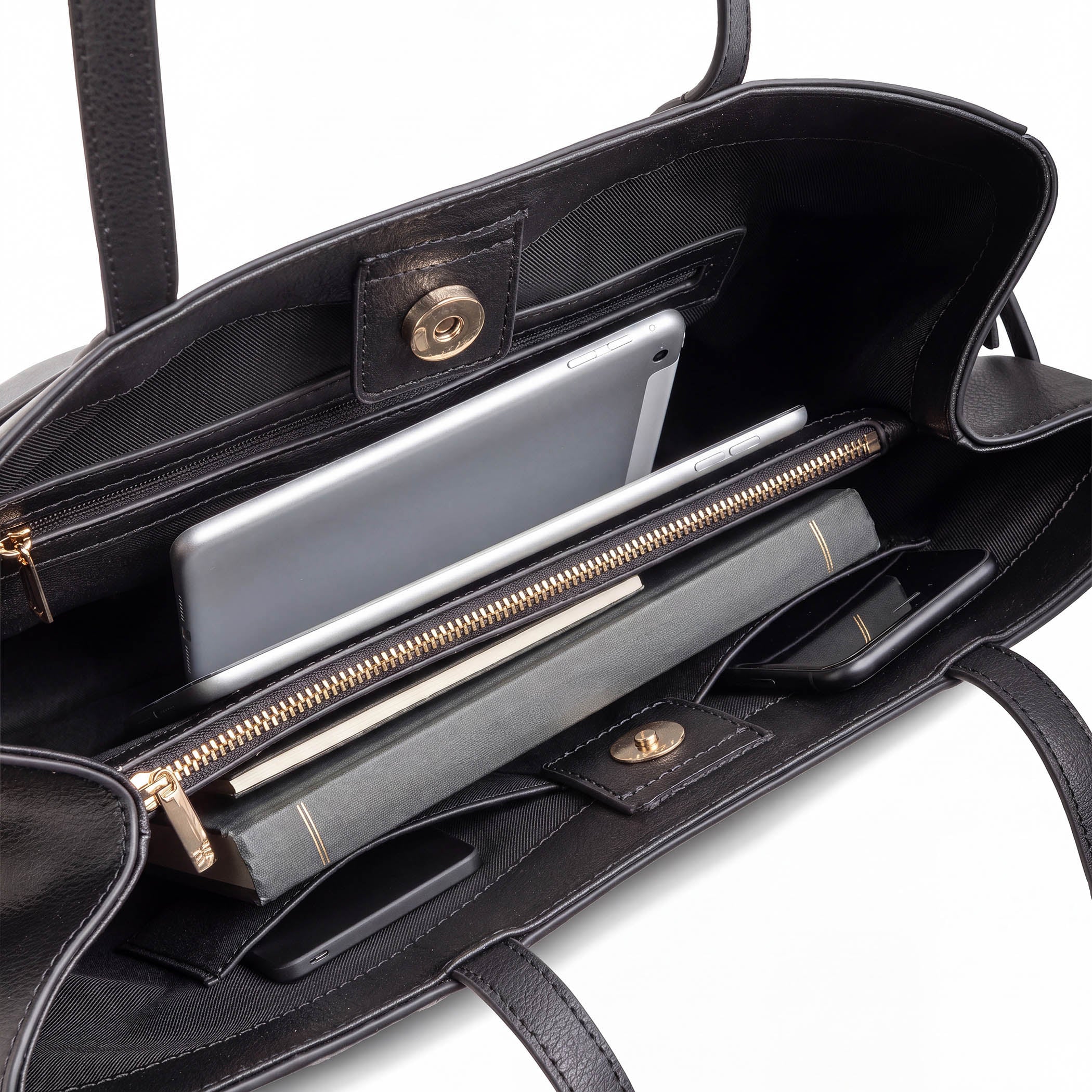 Bolsa Tote Loraine Negro Para Mujer