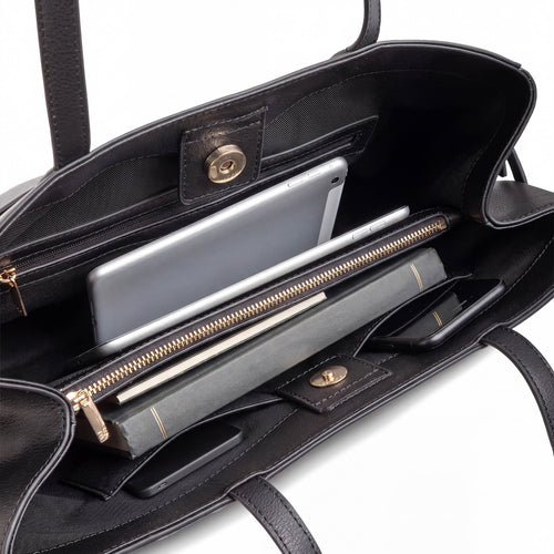 Bolsa Tote Loraine Negro Para Mujer
