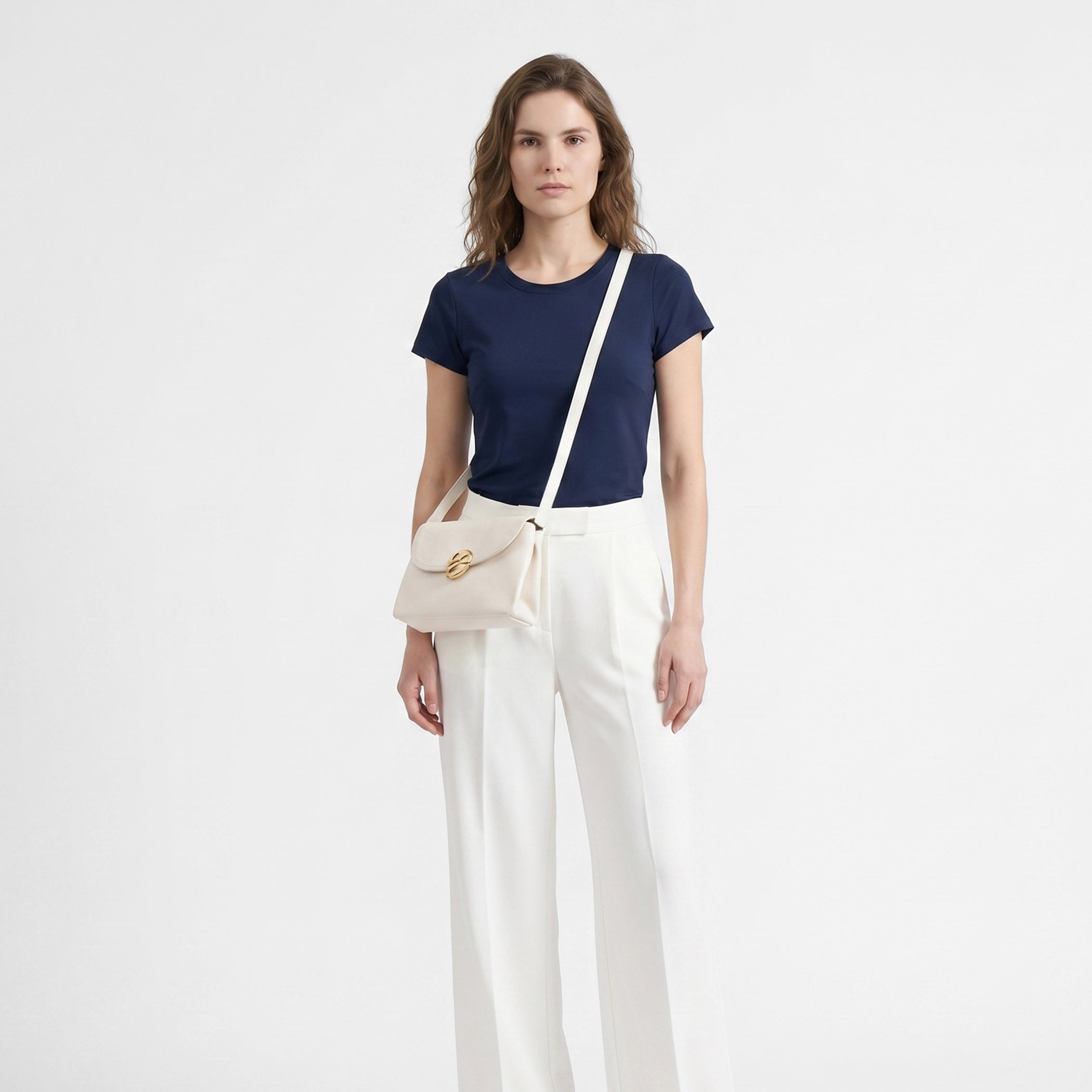 Bolsa Crossbody Bex Blanco Para Mujer