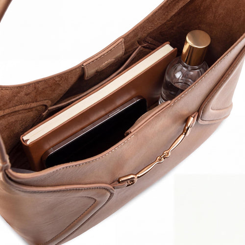 Bolsa Hobo Loraine Tan Para Mujer