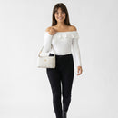 Bolsa Shoulder Ethyl Blanco Para Mujer